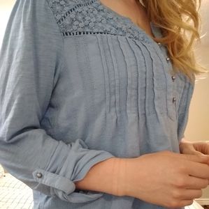Dusty blue blouse